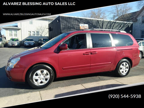 2010 Kia Sedona for sale at ALVAREZ BLESSING AUTO SALES LLC in Green Bay WI