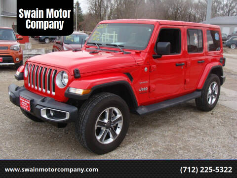 2020 Jeep Wrangler Unlimited for sale at Swain Motor Company in Cherokee IA