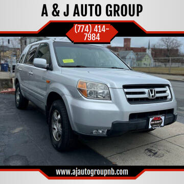 2008 Honda Pilot for sale at A & J AUTO GROUP in New Bedford MA