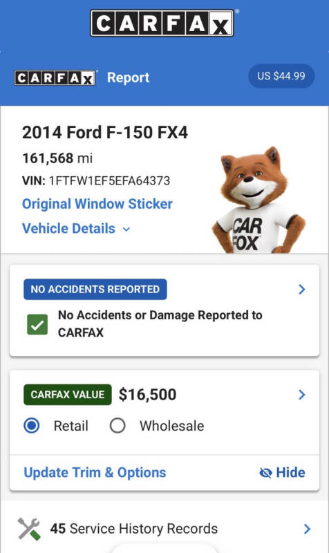 2014 Ford F-150 FX4
