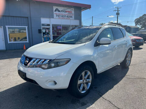 2009 Nissan Murano for sale at AutoPro Virginia LLC in Virginia Beach VA