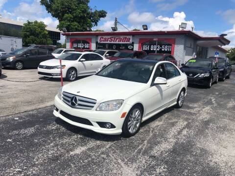 2009 Mercedes-Benz C-Class for sale at CARSTRADA in Hollywood FL