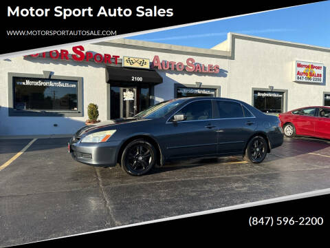 2006 Honda Accord for sale at Motor Sport Auto Sales in Waukegan IL