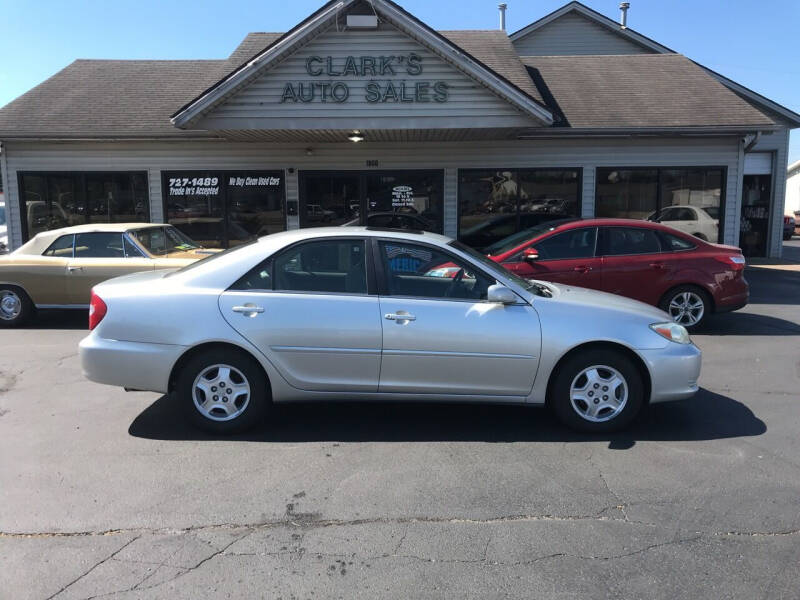2003 Toyota Camry for sale at Clarks Auto Sales in Middletown OH