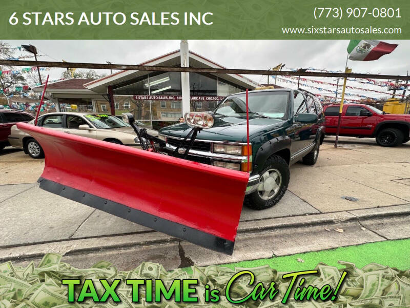 1997 Chevrolet Tahoe for sale at 6 STARS AUTO SALES INC in Chicago IL