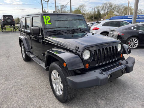 2012 Jeep Wrangler Unlimited for sale at I-80 Auto Sales in Hazel Crest IL