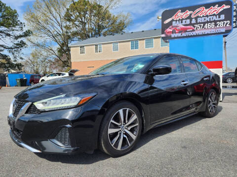 2019 Nissan Maxima for sale at Auto Outlet Sales and Rentals in Norfolk VA