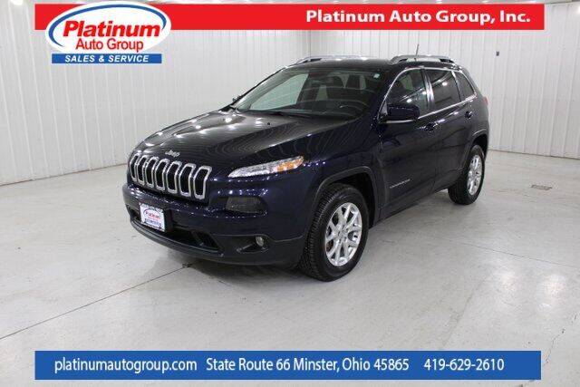 2014 Jeep Cherokee for sale at Platinum Auto Group Inc. in Minster OH