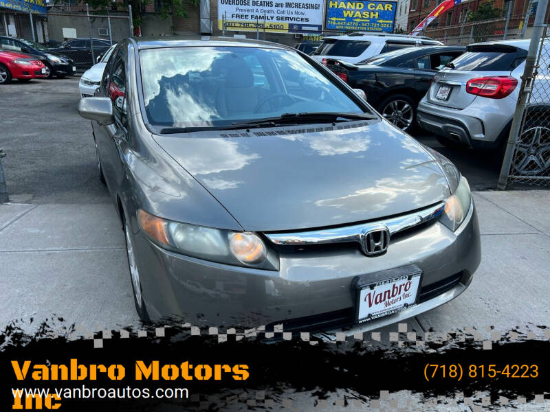 2007 Honda Civic for sale at Vanbro Motors Inc in Staten Island NY