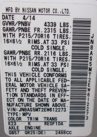 2014 Nissan Rogue Select S