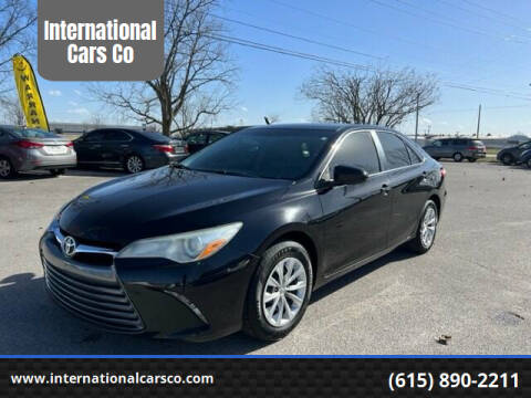 2016 Toyota Camry for sale at International Cars Co in Murfreesboro TN