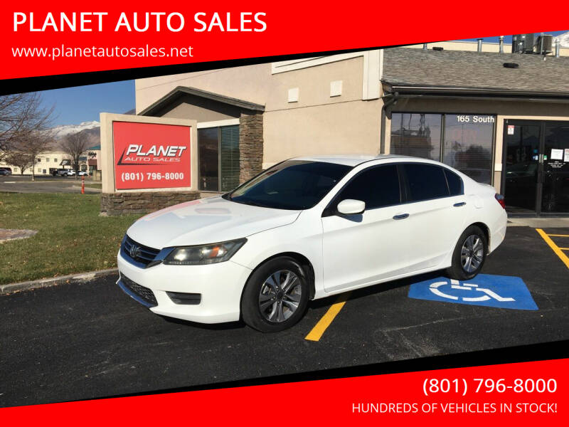 2014 Honda Accord for sale at PLANET AUTO SALES in Lindon UT