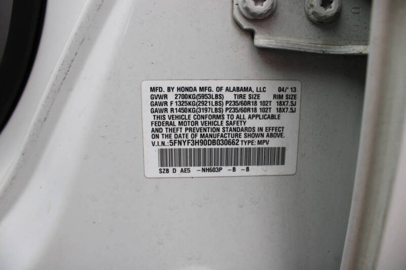 2013 Honda Pilot Touring