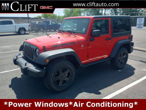 2016 Jeep Wrangler for sale at Clift Buick GMC in Adrian MI