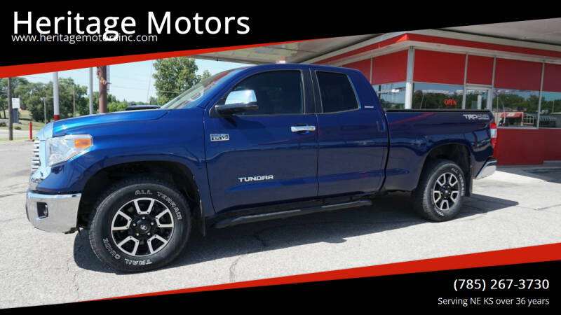 2014 Toyota Tundra for sale at Heritage Motors in Topeka KS
