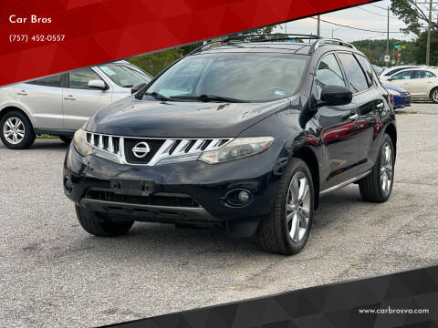 2010 Nissan Murano for sale at Car Bros in Virginia Beach VA