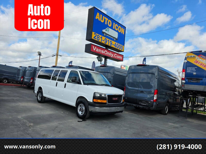 2018 GMC Savana for sale at Auto Icon in Houston TX