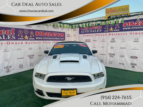 2014 Ford Mustang for sale at Car Deal Auto Sales in Sacramento CA
