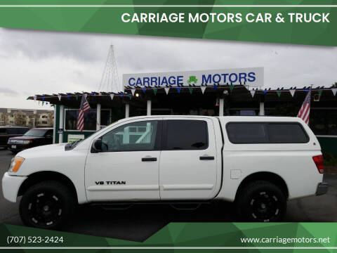 2010 Nissan Titan for sale at Carriage Motors Car & Truck in Santa Rosa CA