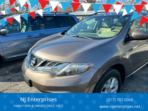 2012 Nissan Murano for sale at NJ Enterprises in Indianapolis IN