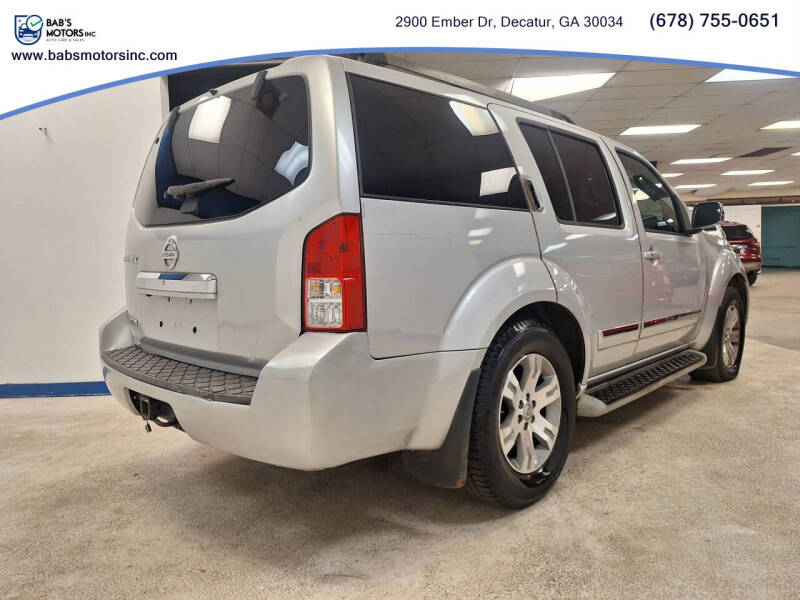 2011 Nissan Pathfinder Silver Edition