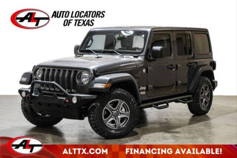 2018 Jeep Wrangler Unlimited for sale at AUTO LOCATORS OF TEXAS in Plano TX