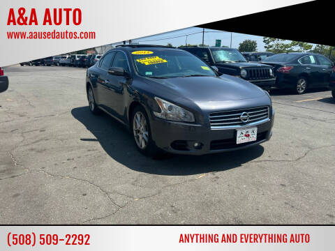 2011 Nissan Maxima for sale at A&A AUTO in Fairhaven MA