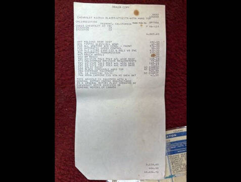 1979 Chevrolet Blazer