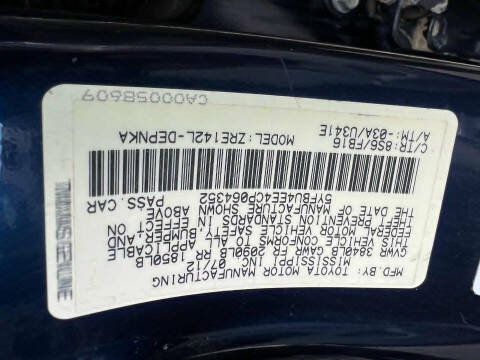 2012 Toyota Corolla LE