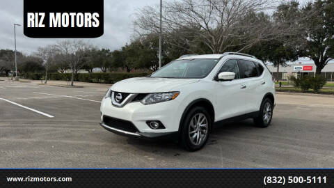 2014 Nissan Rogue for sale at RIZ MOTORS in Stafford TX