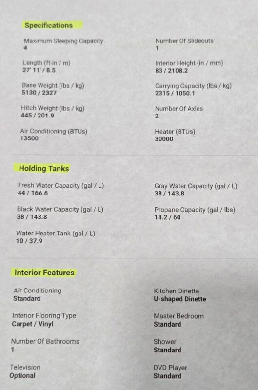 2015 Cruiser RV Enterra