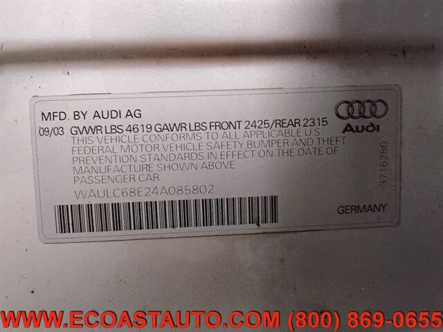 2004 Audi A4 1.8T quattro