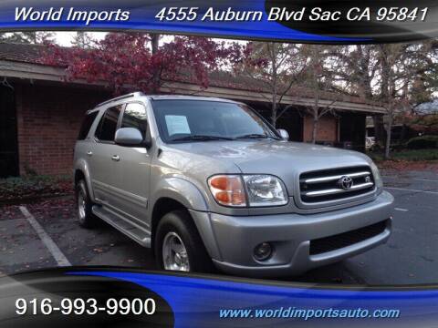 2002 Toyota Sequoia for sale at World Imports in Sacramento CA