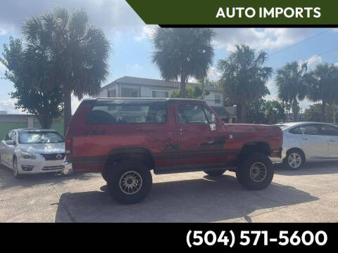 1989 Dodge Ramcharger 100