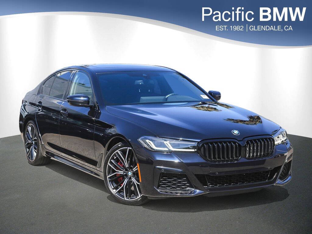 Black 2023 BMW 5 Series 540i 540i 4dr Sedan 1