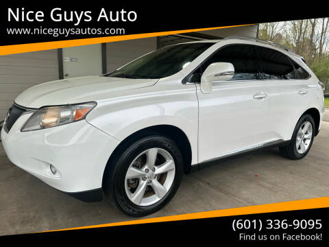 2012 Lexus RX 350 for sale at Nice Guys Auto in Hattiesburg MS