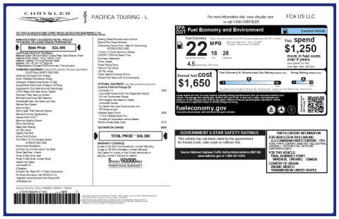 2017 Chrysler Pacifica Touring-L