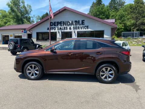 2018 Lexus RX 350 for sale at Dependable Auto Sales and Service in Binghamton NY