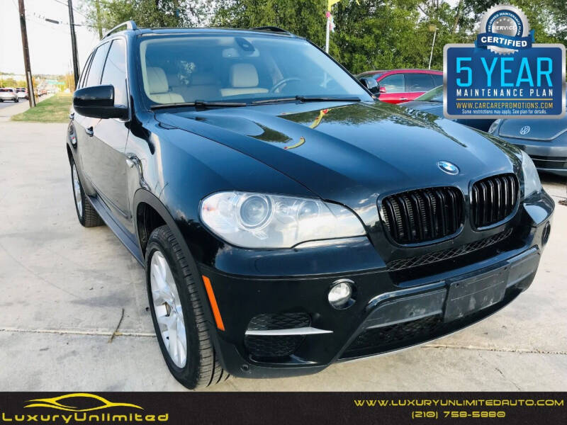 2013 BMW X5 for sale at LUXURY UNLIMITED AUTO SALES in San Antonio TX