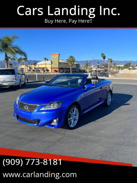 2013 Lexus IS 250C for sale at Cars Landing Inc. in Colton CA