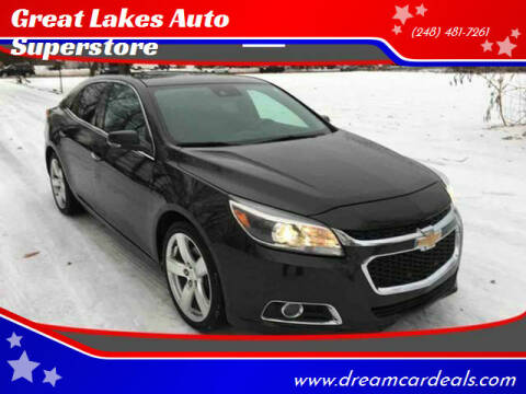 2014 Chevrolet Malibu for sale at Great Lakes Auto Superstore in Waterford Township MI