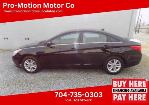 2013 Hyundai Sonata for sale at Pro-Motion Motor Co in Lincolnton NC