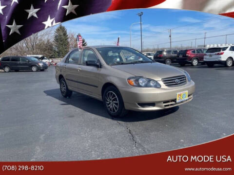 2004 Toyota Corolla for sale at Auto Mode USA in Monee IL