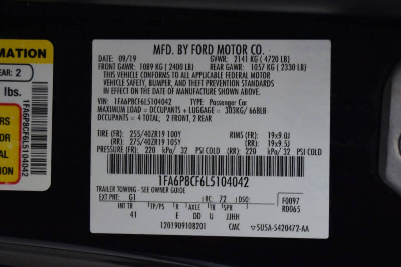 2020 Ford Mustang GT Premium
