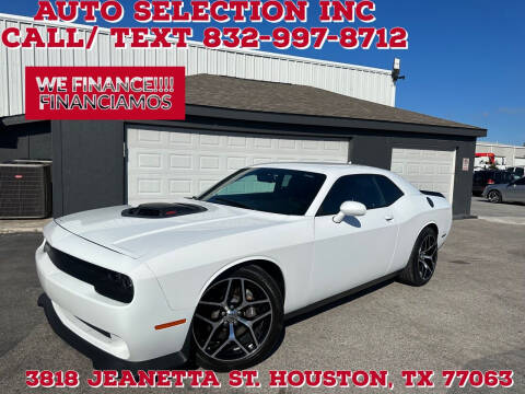 2016 Dodge Challenger for sale at Auto Selection Inc. in Houston TX