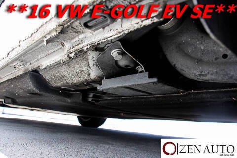 2016 Volkswagen e-Golf SE