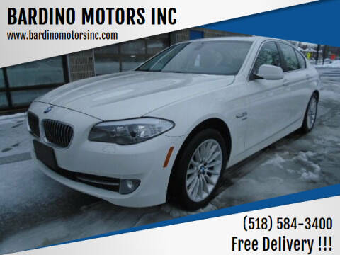 2011 BMW 5 Series for sale at BARDINO MOTORS INC in Saratoga Springs NY