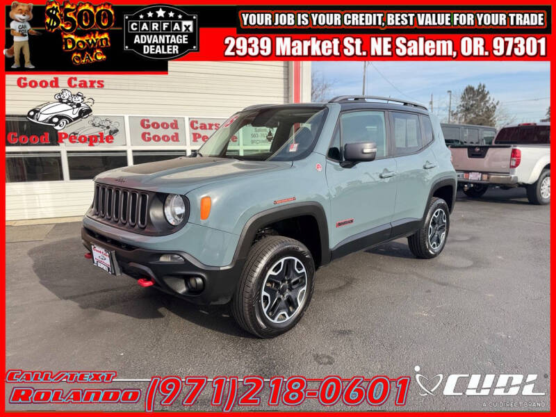 2015 Jeep Renegade for sale at Good Cars Good People in Salem OR