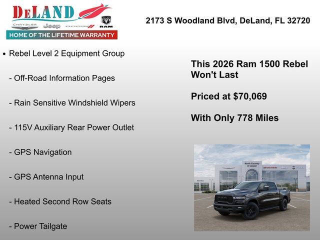 2026 RAM 1500 Rebel