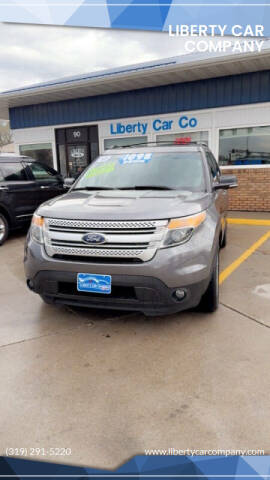 2013 Ford Explorer for sale at LIBERTY CAR COMPANY in Waterloo IA